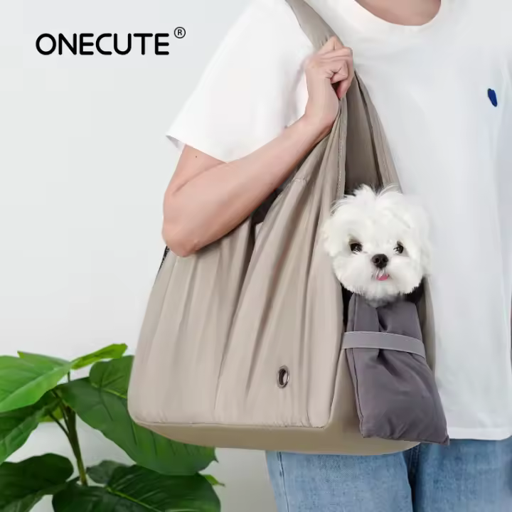 Onecut-Bolso de hombro con correa para mascotas, accesorio de viaje para perros, cesta de transporte externa - 1