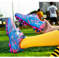 Zapatos de fútbol de la sociedad TF/FG para niños, botas de fútbol escolar, tacos de hierba, zapatillas de fútbol para niño y niña, zapatos de entrenamiento de Futsal al aire libre - details 16