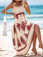 Vestido Largo de Verano de Rayas Moda de Playa para Mujeres Nuevo en 2025 - details 16