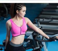 Sujetador deportivo con cremallera frontal para mujer, Top para Fitness, chaleco para correr, sujetador deportivo transpirable absorbente de golpes para Yoga, realce S-4XL - details 13