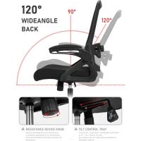 Silla de Oficina Grande y Alta con reposabrazos Plegables - details 3