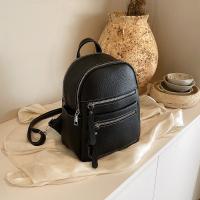 Nueva mochila para mujer 2025 mochila pequeña para mujer de color sólido bolso de viaje personalizado de moda versión coreana para mujer - details 6