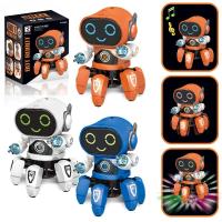 Niños Danza Robot Música LED 6 Garras Pulpo Robot Regalo de Cumpleaños Niños Educación Infantil Niños Niñas Regalos Creativos - details 8