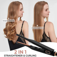 Mini Hierro Plano de Cerámica Turmalina Largo de 3/10 Pulgadas Ideal para Cortes Cortos, Barba y Pixie Enchufe Europeo - details 7