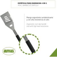 Barbacoa Portátil de Carbón Rodantes, Bandejas Laterales, Sistema de Ventilación y Depósito de Ceniza Parrilla de Acero de 57x42cm Tamaño 116,5x13,1x56cm - details 9