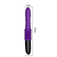 Consolador telescópico vibrador automático hacia arriba y hacia abajo masajeador punto G empuje retráctil coño vibrante juguetes sexuales de gran tamaño para mujeres - details 4