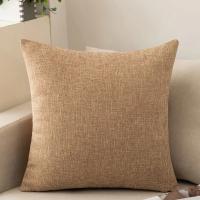 Funda de almohada de algodón y lino para sala de estar, cojín de sofá de color sólido, estilo escandinavo ins, funda de almohada de cintura de invierno - details 5