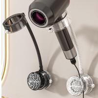 Soporte para secador de pelo con ventosa, rotación de 360 ​​grados, manos libres, soporte para soplador, organizador de secador de pelo ajustable sin perforaciones para mascotas - details 6