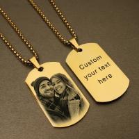 Collar personalizado con foto y mensaje, colgante, llavero, etiqueta para perro, collar grabado personalizado con foto, regalos de Navidad - details 1