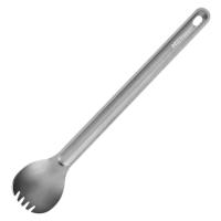 Spork - Vajilla de titanio para exteriores con mango largo, equipo de mochila, picnic, camping - details 10