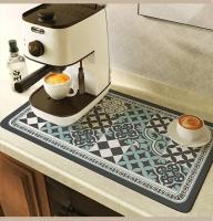 Almohadilla de drenaje para máquina de café, estera súper absorbente para secado de platos, almohadilla de drenaje para vajilla, alfombra de secado rápido, mantel individual para vajilla de cocina - details 17