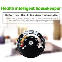 Termómetro magnético para calentador de madera, ventilador para hogar, estufa con sonda, herramienta para horno de barbacoa, sensibilidad del hogar - details 1