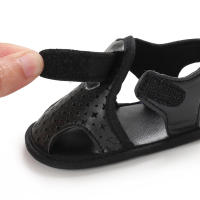 Sandalias De Verano Para Bebé Niño Casual Antideslizantes Cuero Suela De Goma Tallas Para Niños De 3 a 18 Meses - details 34