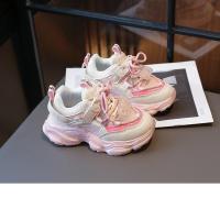 Zapatillas de deporte de malla con cordones para niños, niños casuales, zapatos deportivos al aire libre, zapatos antideslizantes para correr para niñas - details 2