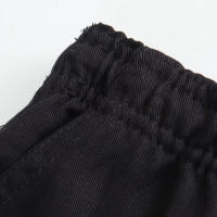 TRAFZA-Pantalones rectos informales para mujer, pantalón plisado holgado de cintura alta, pierna recta, ropa de oficina, 2024 - details 6