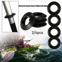 Protectores contra salpicaduras para canoa, accesorios universales para balsa negra, Kayak, Oar, anillo de goteo de repuesto, piezas de paleta de Propel, 2/4 piezas - details 4