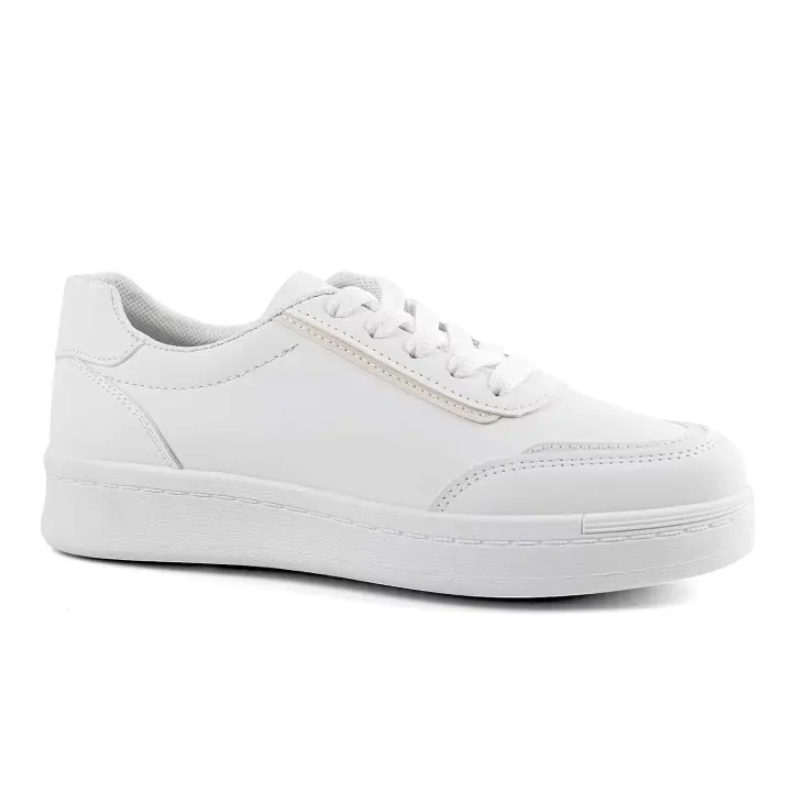 2023 Zapatillas de deporte de moda, deportes baratos, estilo de caminata, zapatos de mujer de inyección blanca, mayorista - 1