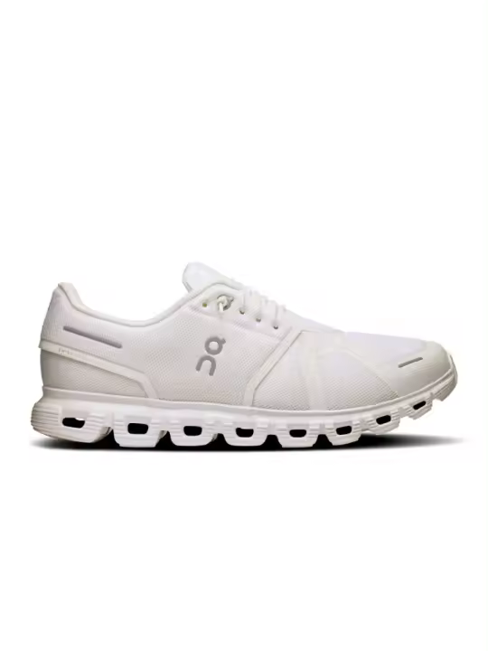 Zapatillas Blancas On Running Cloud 6 Hombre Blanco Cómodas y Ligeras - 1
