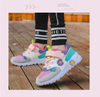 Zapatillas de tenis de moda para niños y niñas, zapatos para correr al aire libre, zapatos deportivos escolares antideslizantes, zapatos cómodos de malla transpirable, color rosa - details 16