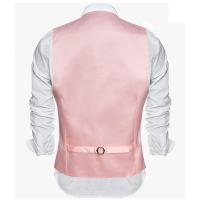 Chaleco de seda para hombre, 30 colores, liso, negro, azul, verde, rojo, Pik Gold Champain, chaleco ajustado de satén morado, Tops para hombre - details 67