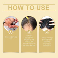 HOEGOA Nutre el Cabello Encrespado, Suaviza y Aclara, Masajea con Aceite Esencial para el Cuidado del Cabello - details 3