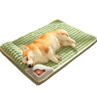 Cama de felpa lavable para perro, perrera antideslizante, cálida, para interior, cachorro, gato - details 7