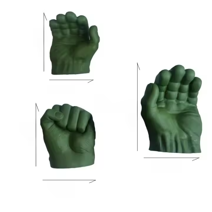 Guantes De Hulk Para Niños Y Adultos Estilo De La Alianza Vengadores Juguete Interactivo De Película Y TV Regalo Para Fanáticos De La Colección De Figuras De Fantasía - 1