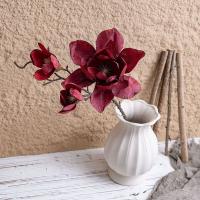 Rama de Magnolia Artificial de lujo, elegante simulación de tacto Real, Magnolia grande hecha a mano, flor falsa realista - details 3