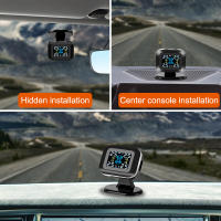 Sistemas de alarma de seguridad para automóviles con 4 Uds. Sensor externo inalámbrico Mini sistema de supervisión de presión de neumáticos de coche USB TPMS - details 2