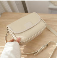 Bolsos de mensajero de PU de color sólido de nueva tendencia 2025 para mujer, bolsos pequeños cuadrados de hombro - details 17