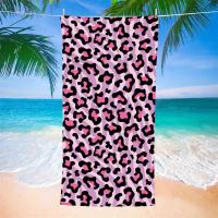 Toalla de piscina de secado rápido, ligera, absorbente, de microfibra con estampado de leopardo, tigres de playa, perfecta para hombres y mujeres - details 5
