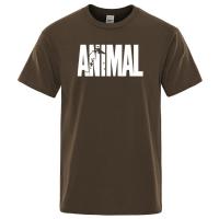 Camiseta Deportiva con Estampado ANIMAL para Hombre, Prenda de Algodón, Ropa de Manga Corta, Estilo Informal, Moda Masculina para Verano, 2022 - details 13