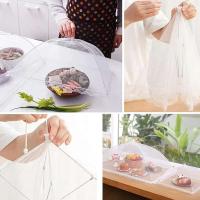 Cubierta de malla plegable para alimentos, paraguas antimosquitos, transpirable, accesorios de cocina - details 14