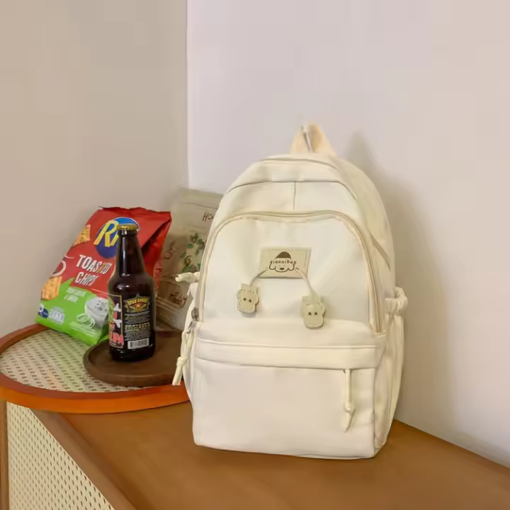 Mochila Universitaria Suave y Dulce Material de Forro de Nylon Exterior de Nylon Para Niñas y Mamás - 1