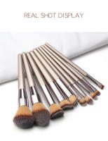 Juego de brochas de maquillaje profesional para mujer, alta calidad, belleza, maquillaje coreano, cosméticos, 10 Piezas - details 12