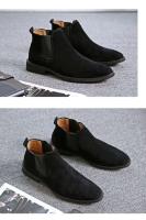 Roma 2024 nuevo cuero genuino con corte alto y botines de diseño de moda para zapatos de vestir de piel de vaca para hombres - details 6