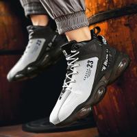 Zapatillas De Correr Para Hombre Suela Antideslizante Transpirable Talla Grande Negro Deporte Al Aire Libre Zapatillas De Malla - details 12