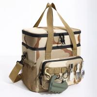 Bolsa térmica táctica para hombre, fiambrera con aislamiento para exteriores, bolsa de almuerzo duradera con aislamiento a prueba de fugas para trabajo, comida, Camping, Picni - details 13