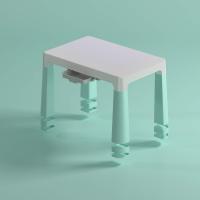 Polipropileno Resistente y Duradero, Blanco y Verde Bosque, H490/ 540 x L780 x P500mm - details 2
