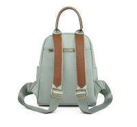 Mini mochila verde para niñas, pequeña mochila de moda para damas, bolso de hombro para teléfono, bolso de viaje para mujeres, ipad mini 6 teclas - details 21
