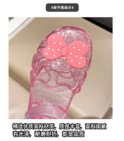 Zapatos de gelatina de cristal para niñas a la moda, zapatos de princesa coreana, sandalias Baotou para niñas - details 3