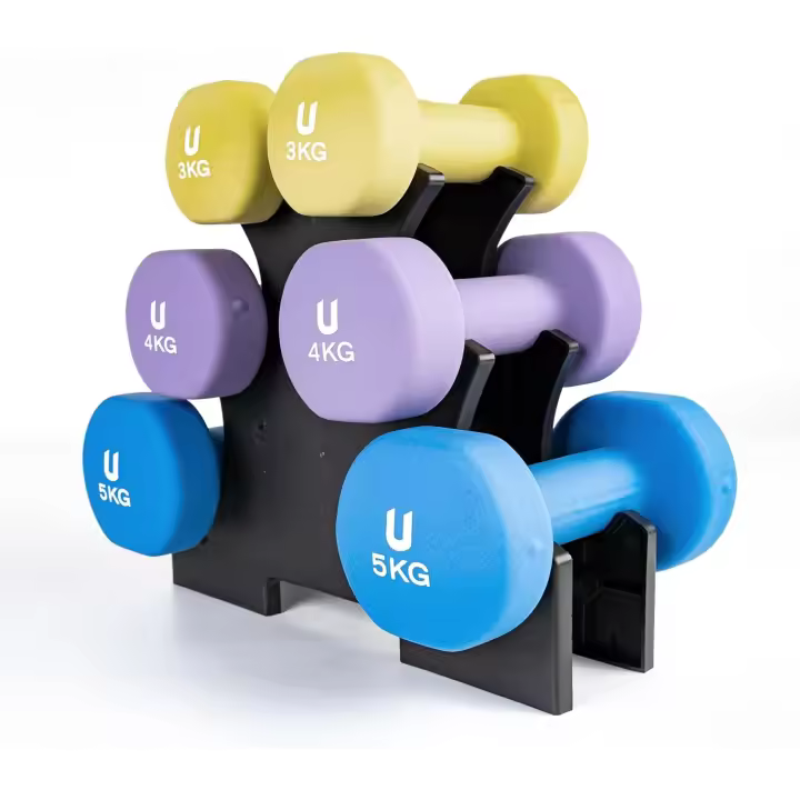 Mancuernas Antideslizantes de Hierro-Neopreno Suaves al Tacto, Diseño Ergonómico, Anti-Rodadura, Gimnasio en Casa, Fitness Para Hombres y Mujeres - 1