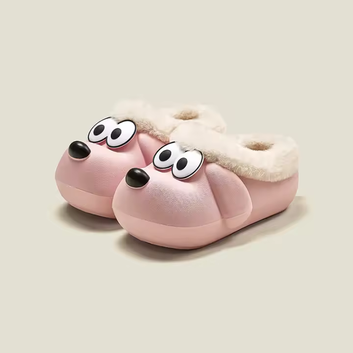 Zapatillas de algodón impermeables y antideslizantes, zapatillas suaves para el hogar, zapatillas de algodón para bebé. - 1
