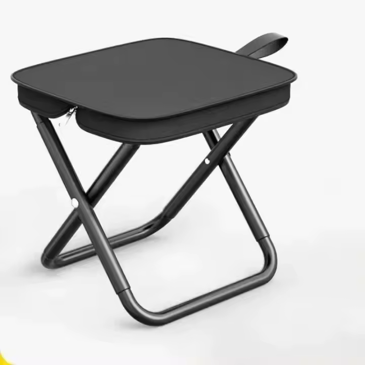 Silla de pesca de caballo pequeño para picnic, taburete portátil, silla plegable para acampar al aire libre - 1