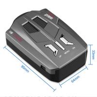 Detector de movimiento para coche, Pantalla LED de 360 grados, 16 bandas, Inglés, ruso, D7YA - details 17