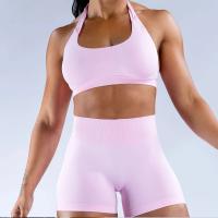 Sujetador deportivo sin costuras para mujer, ropa deportiva de secado rápido con Espalda descubierta, alta elasticidad, a prueba de golpes, para Yoga - details 11