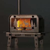 Mini Estufa de Camping de Acero Inoxidable Ideal para Estufa de Fuego, Picnic, Quemador de Incienso - details 12