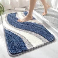 Alfombra de baño de imitación de cachemira, inodoro para el hogar, inodoro absorbente, antideslizante, alfombrilla sucia y resistente al desgaste, decoración del hogar - details 5
