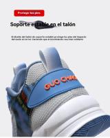 Primavera/Verano Zapatillas deportivas para hombre Zapatillas de running transpirables de suela gruesa Zapatillas ligeras - details 4