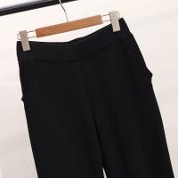 Conjunto de 2 piezas para mujeres, chándal con flores, lentejuelas y perlas, top de punto y pantalón, conjunto deportivo casual - details 9